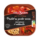 WILLIAM SAURIN - Gourmet Trio Poulet au Pesto Rosso, Mini Penne et Ratatouille 320G