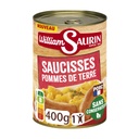 WILLIAM SAURIN - Saucisses aux Pommes de Terre, Sauce aux Oignons 400g