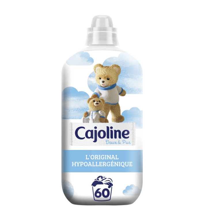 Cajoline Soft & Pure Hypoallergenic Fabric Softener Original 60 Washes