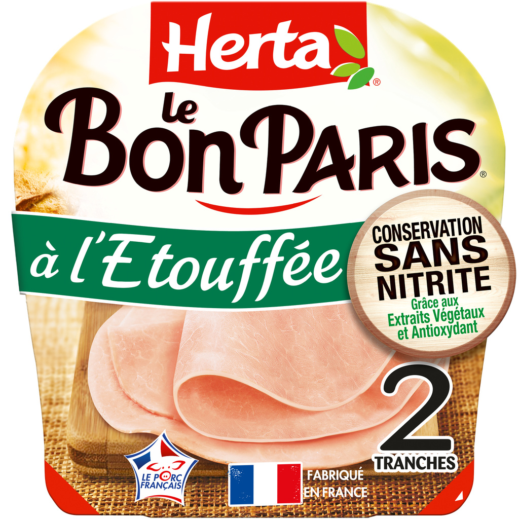 LE BON PARIS Slow-Cooked Ham CSNi 2 Slices 70g