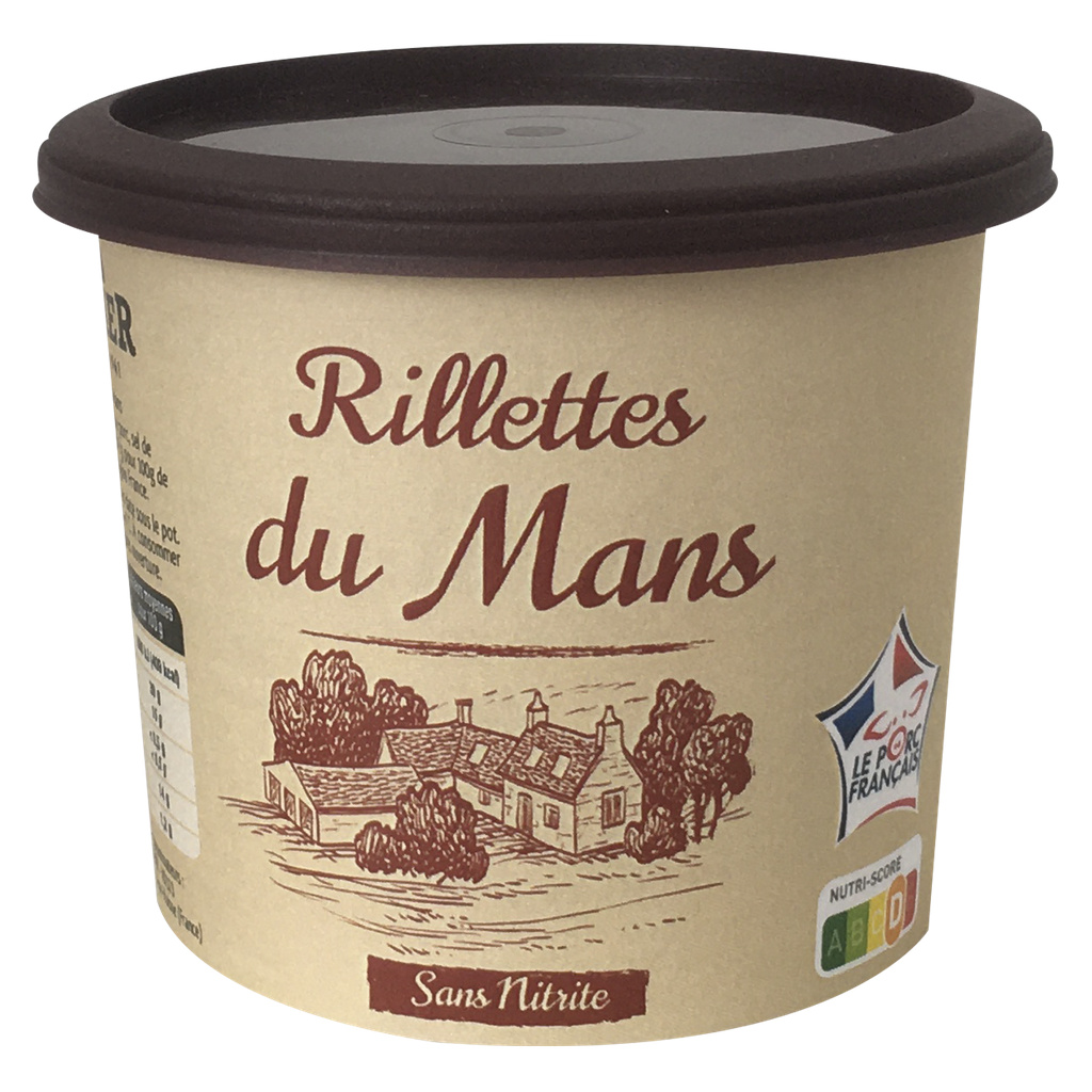 Rillettes du Mans en bocal 220g