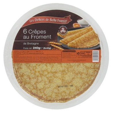FRENCH PANCAKES X6 240 G BF