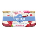 Mousse au Yaourt sur Lit de Framboise 2x90g
