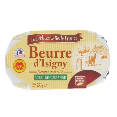 Isigny AOP Churned Semi-Salted Butter DBF 250g
