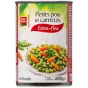PETIT POIS CAROTTE ETUVE EF BF BOITE 1/2 OF 400 G