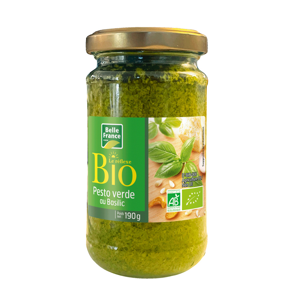 Sauce Pesto Vert Bio Belle France 190g