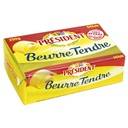 Beurre tendre Président doux 82% MG plaquette 250g