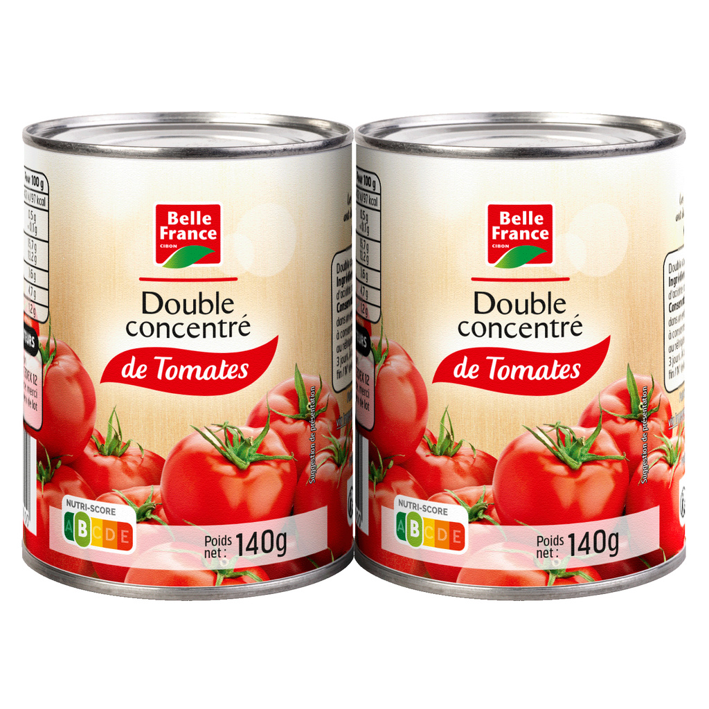 BF Double Concentré de Tomates 2x140g