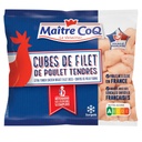 MAITRE COQ Cubes de Blanc de Poulet Tendre Surgelés IQF - Sachet 600g