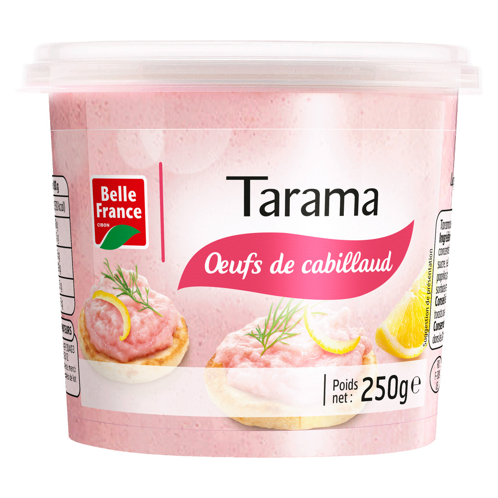 TARAMA AUX OEUFS DE CABILLAUD BF POT 250G