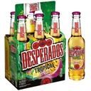 Desperados Tropical - Bière aromatisée au spiritueux de rhum, fruit de la passion, citron vert - 6x33cl - 5.9%