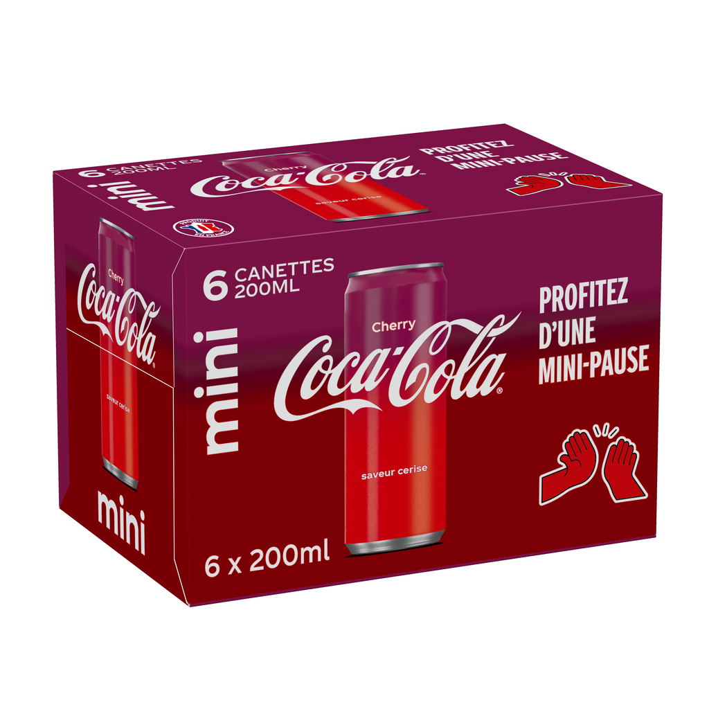 COCA-COLA Cherry 6X20CL Slim Mini Fridge Pack