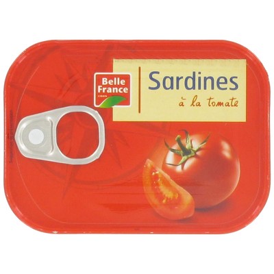 Sardines in Tomato Sauce Belle France Can 135g