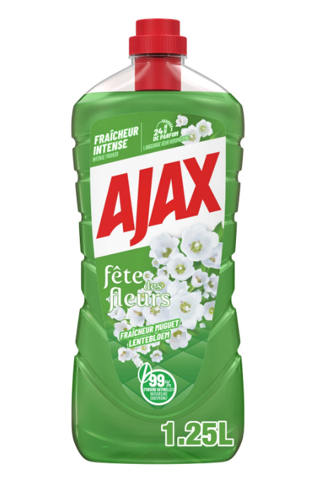 Ajax Fêtes des Fleurs Nettoyant Ménager Fraîcheur Muguet 1250ml