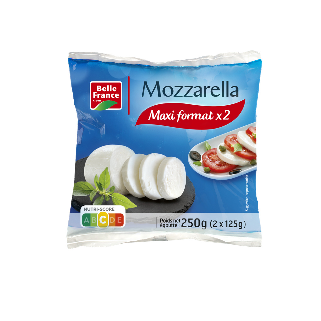 Mozzarella 2 x 125g Belle France 250g