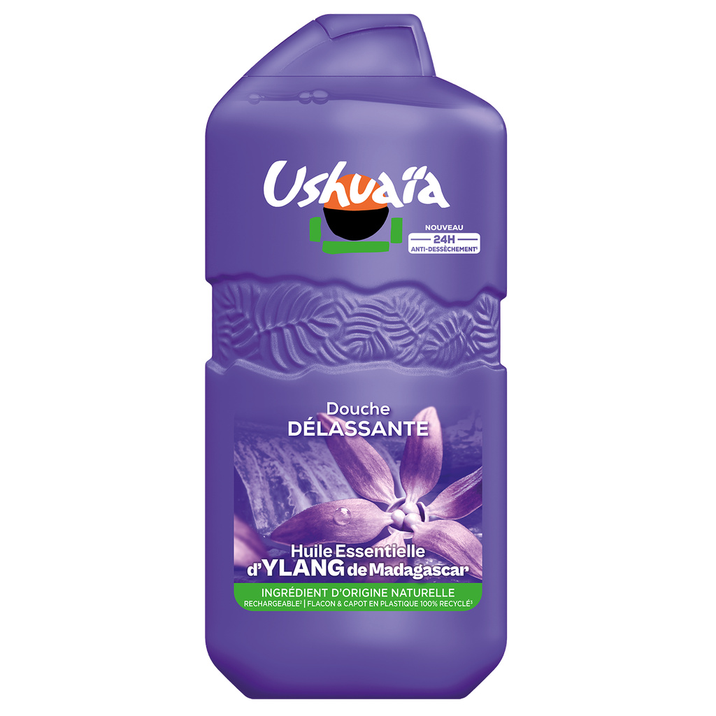 USHUAIA Gel Douche Relax Ylang 280ml