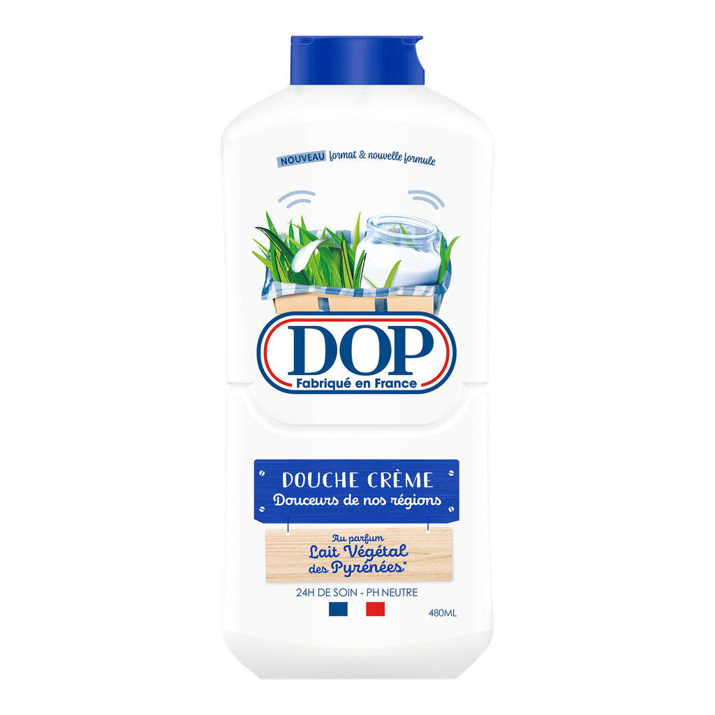 DOP Shower Cream with Plant-Based Milk 480ml