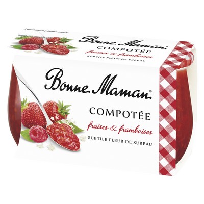 Strawberry & Raspberry Compote with a Hint of Elderflower