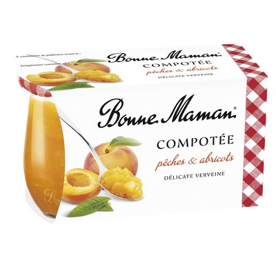 Compotée de Pêches Abricots délicate Verveine