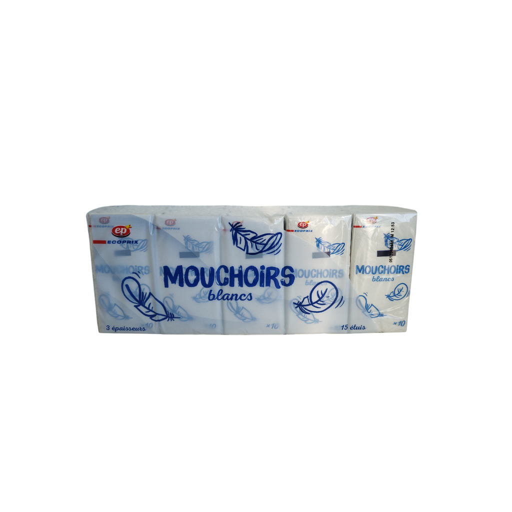 White Tissues 3-ply Ecoprix FSC 15x10