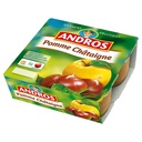 Andros Compote Pomme Chataigne 4x100g