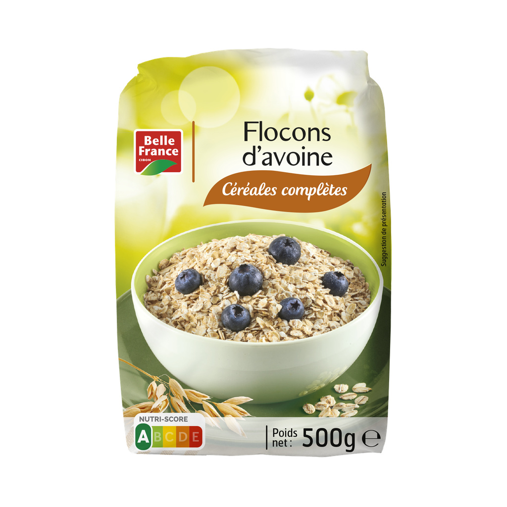 BF Flocons d'Avoine Sachet 500g