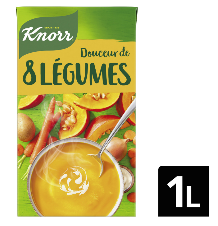 Knorr 1L Mild Eight-Vegetable Soup