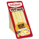 100% Crustless Club Sandwich Egg Emmental Daunat 140g