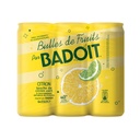 BADOIT Cans Fruit Bubbles Lemon with a Hint of Lime 6x33CL