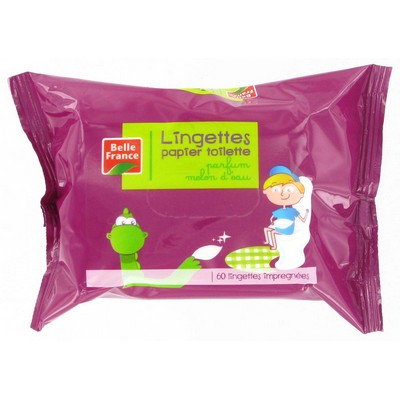 Lingettes Humides Papier Toilette x60