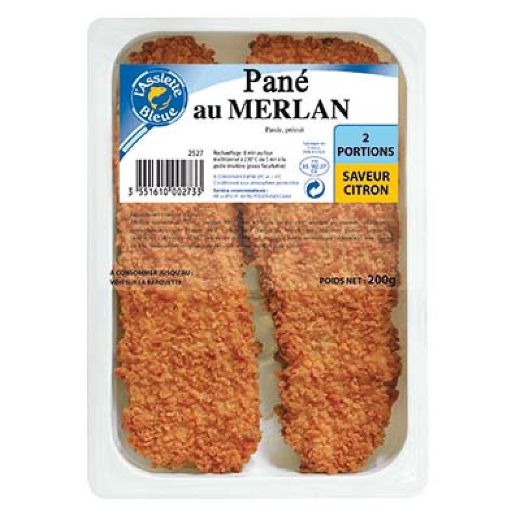 180G 2X PANE MERLU BLANC MSC