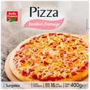 Pizza Jambon Fromage Cuite sur Pierre BF 400g