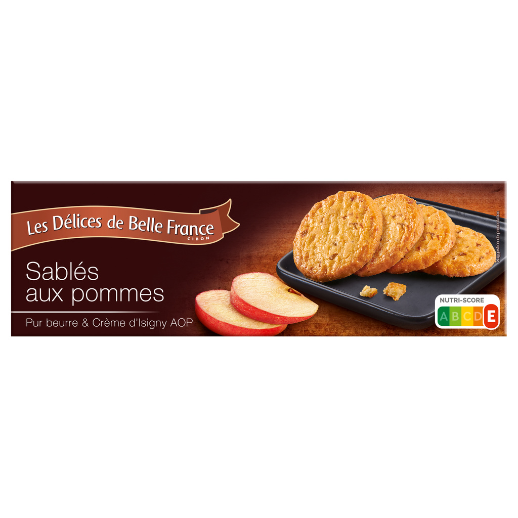 Apple Shortbread DBF Box 150g