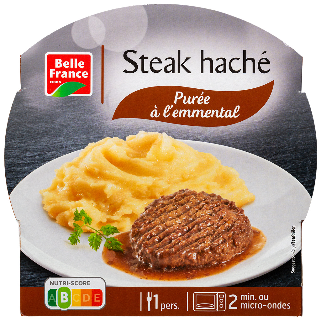 Belle France Minced Beef Steak with Mashed Potatoes 300g
