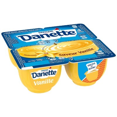 Danette Vanilla Dessert Cream 4x125g