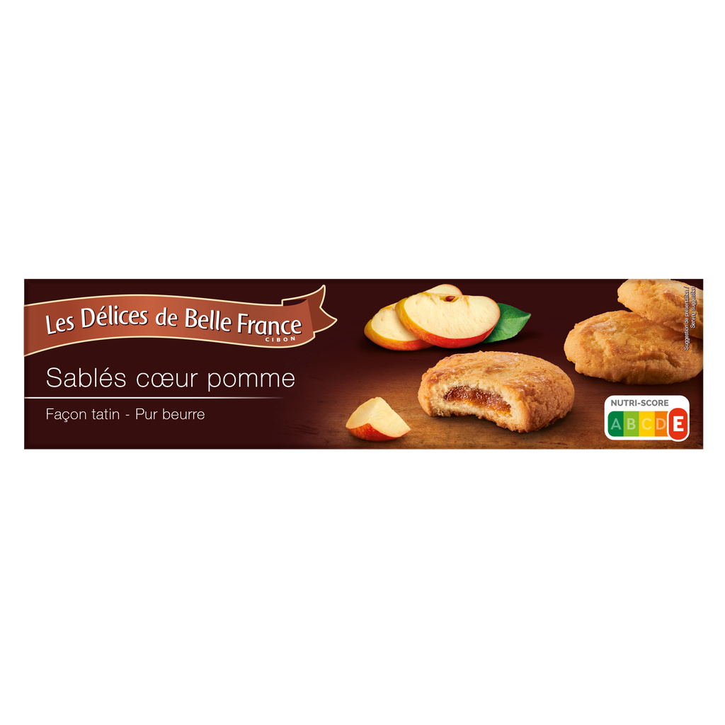 Apple Filled Shortbread Biscuit DBF Box 100g