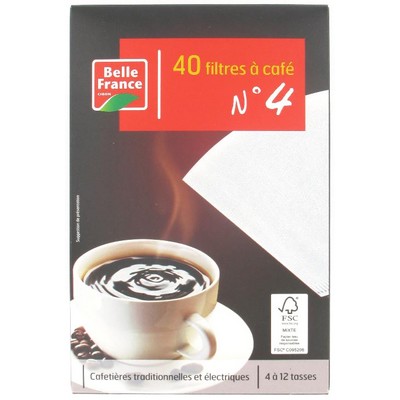Filtres à Café Blancs 4x80