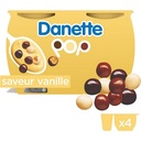 Danette POP Crème dessert vanille et billes 4x117g