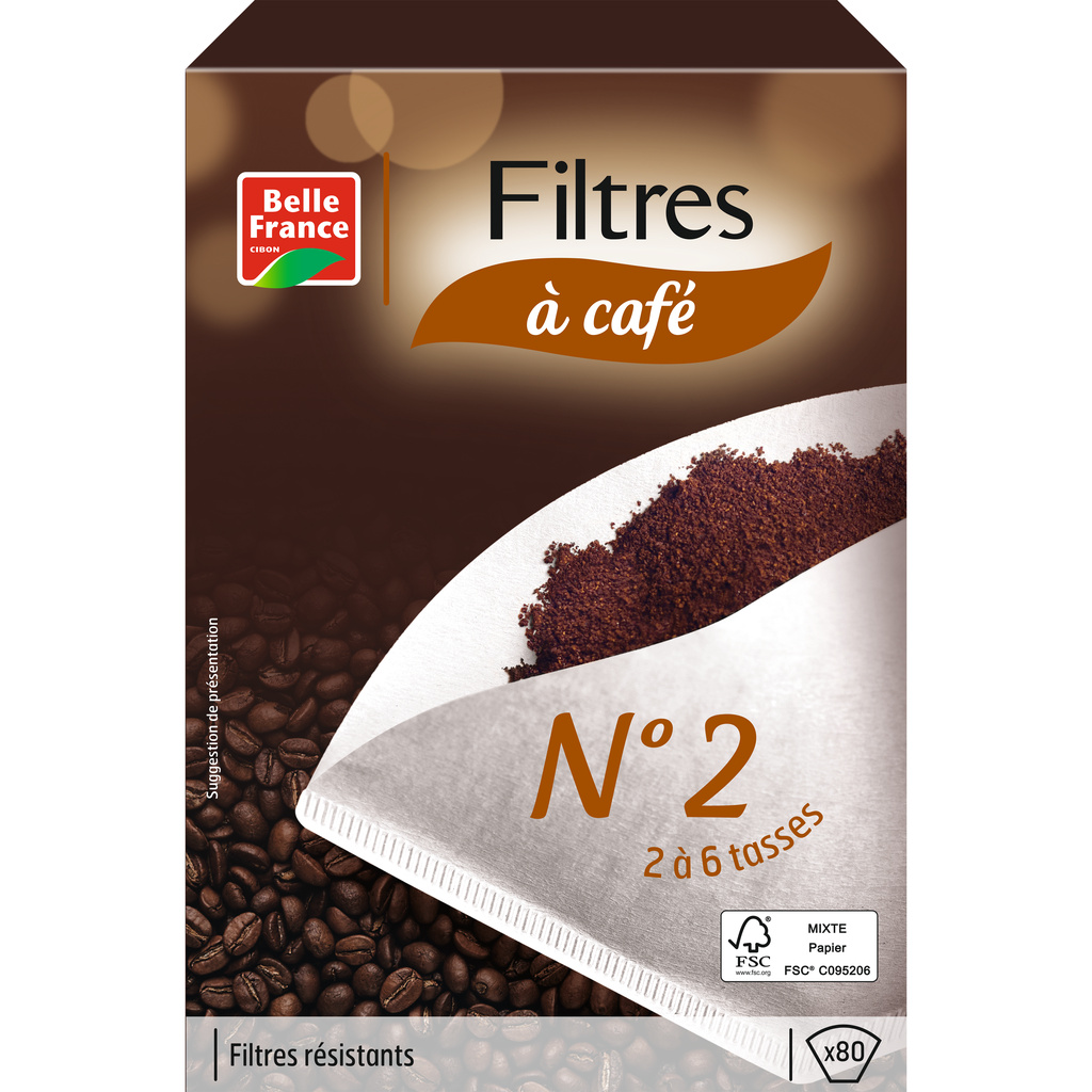 Filtres à café 2x80