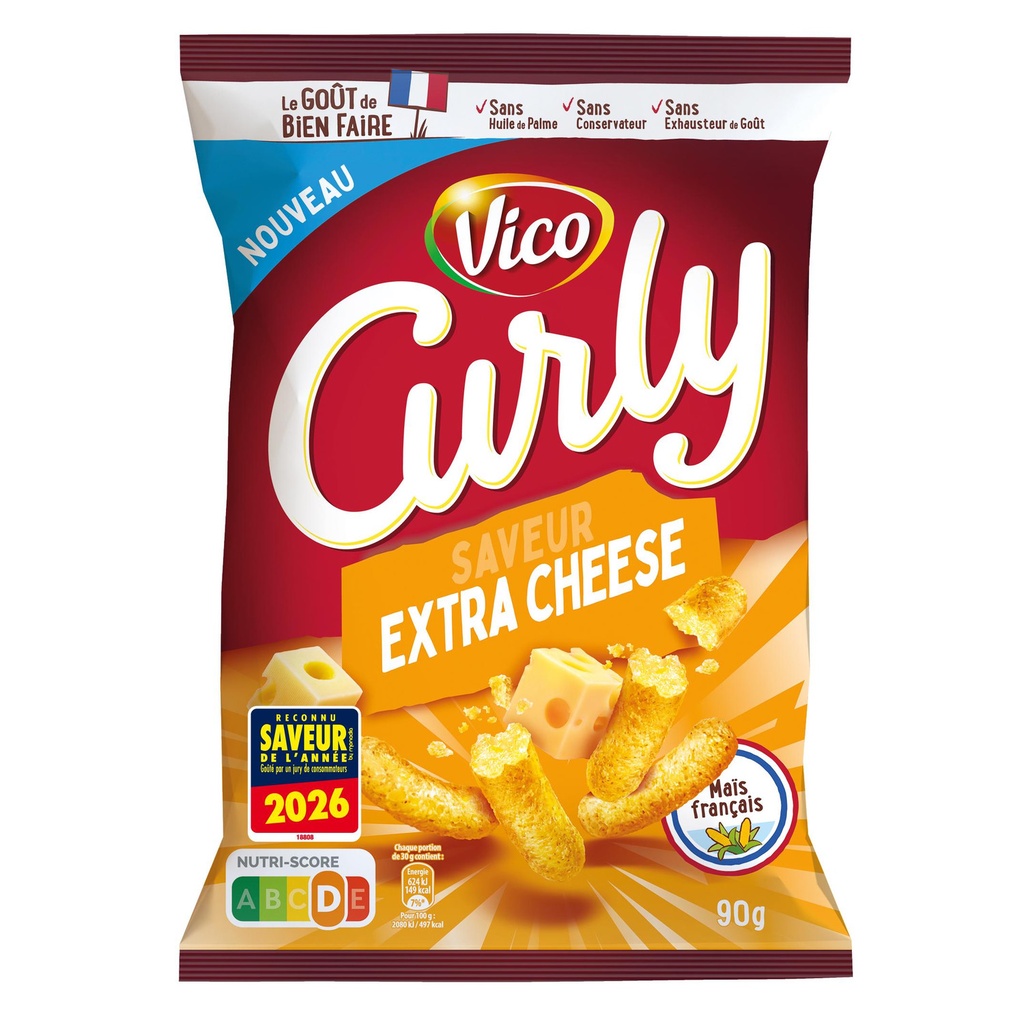 ST90G SNACK SOUFFLE EXTRA CHEESE CURLY