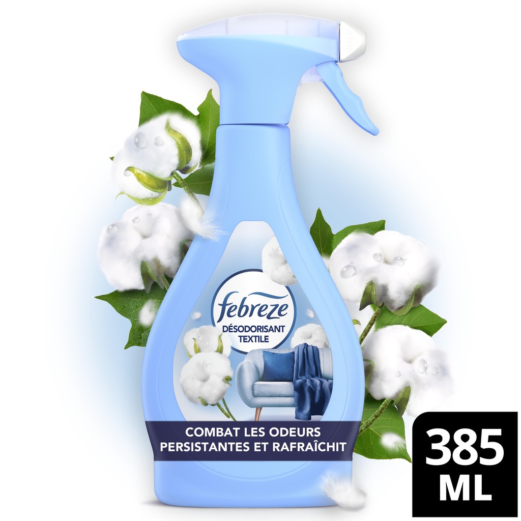 385ML DESOD.TEXTILE PURETE COTON FEBREZE