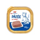 Pâtée au Bœuf pour Chats Barquette 100g