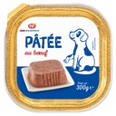 Pâtée au Bœuf pour Chiens Barquette 300g
