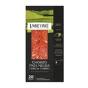 Chorizo PATA NEGRA Cebo de campo 60g, environ 20 tranches fines, Labeyrie