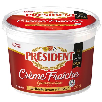 Président Thick Whole Crème Fraîche 30% Fat 20cl