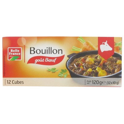 Beef Stock Cubes x12 BF Box 120g