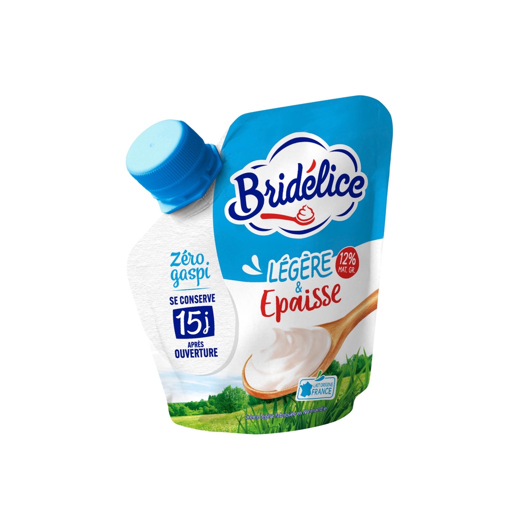 30cl Light & Thick Cream 12% BRIDELICE