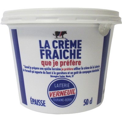 POT 50CL CREME FRAICHE EPAISSE VERNEUIL