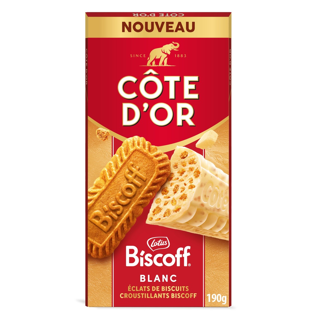 TAB 190G COTE D OR BISCOFF BLANC