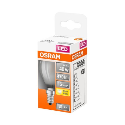 X1 LED Bulb Sphere 3.4W=40 E14 OSRAM